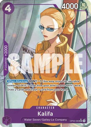 Kalifa (Full Art) (OP03-060) - Premium Booster -The Best- Foil - Single Cards