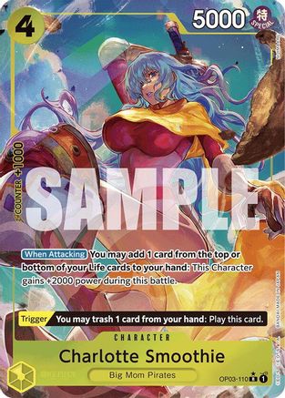 Charlotte Smoothie (Full Art) (OP03-110) - Premium Booster -The Best- Foil - Single Cards