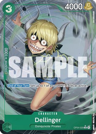 Dellinger (Full Art) (OP04-029) - Premium Booster -The Best- Foil - Single Cards