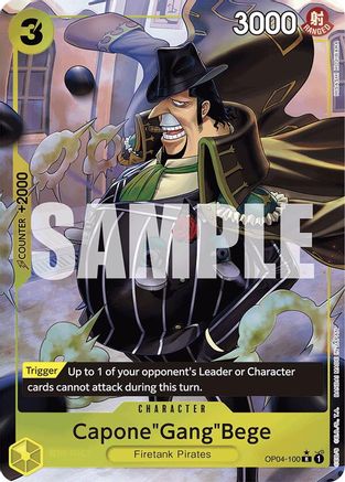 Capone"Gang"Bege (OP04-100) (Full Art) (OP04-100) - Premium Booster -The Best- Foil - Single Cards