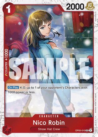 Nico Robin (Jolly Roger Foil) (OP05-010) - Premium Booster -The Best- Foil - Single Cards