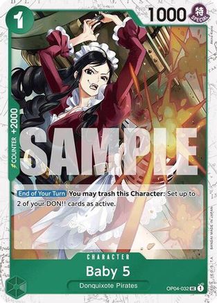 Baby 5 (OP04-032) (Jolly Roger Foil) (OP04-032) - Premium Booster -The Best- Foil - Single Cards