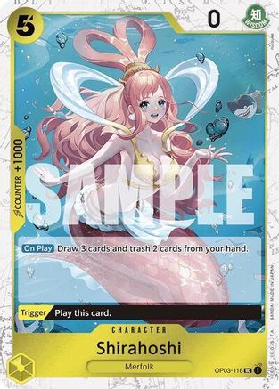 Shirahoshi (OP03-116) (Jolly Roger Foil) (OP03-116) - Premium Booster -The Best- Foil - Single Cards