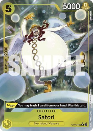 Satori (Full Art) (OP05-105) - Premium Booster -The Best- Foil - Single Cards