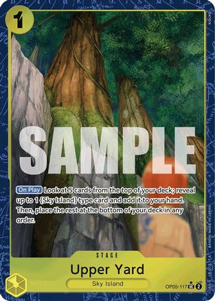 Upper Yard (Alternate Art) (OP05-117) - Premium Booster -The Best- Foil - Single Cards