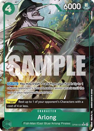 Arlong (Full Art) (OP06-023) - Premium Booster -The Best- Foil - Single Cards