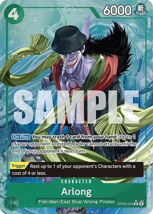 Arlong (Alternate Art) (OP06-023) - Premium Booster -The Best- Foil - Single Cards