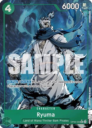 Ryuma (Alternate Art) (OP06-036) - Premium Booster -The Best- Foil - Single Cards