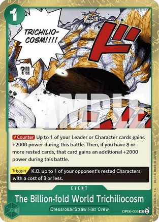 The Billion-fold World Trichiliocosm (Jolly Roger Foil) (OP06-038) - Premium Booster -The Best- Foil - Single Cards