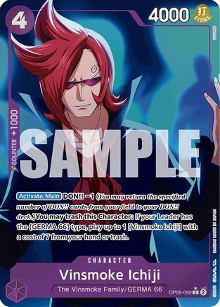 Vinsmoke Ichiji (OP06-060) (Full Art) (OP06-060) - Premium Booster -The Best- Foil - Single Cards