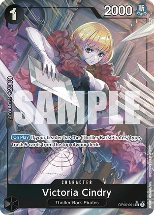 Victoria Cindry (Full Art) (OP06-091) - Premium Booster -The Best- Foil - Single Cards