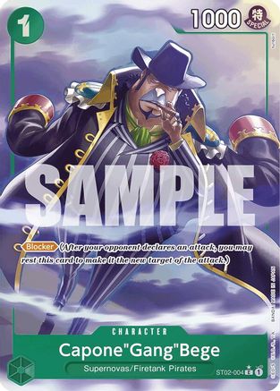 Capone"Gang"Bege (ST02-004) (Alternate Art) (ST02-004) - Premium Booster -The Best- Foil - Single Cards
