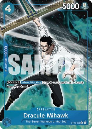 Dracule Mihawk (ST03-005) (Full Art) (ST03-005) - Premium Booster -The Best- Foil - Single Cards