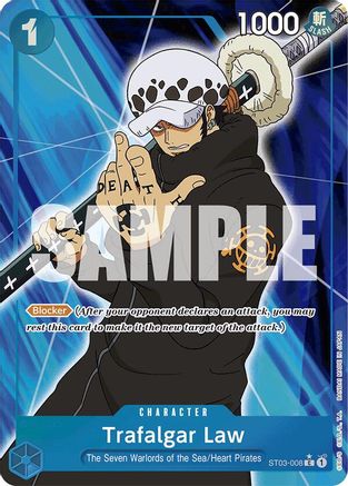 Trafalgar Law (ST03-008) (Full Art) (ST03-008) - Premium Booster -The Best- Foil - Single Cards