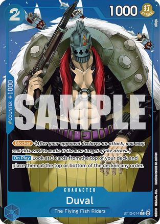 Duval (Full Art) (ST12-014) - Premium Booster -The Best- Foil - Single Cards