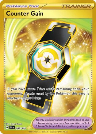 Counter Gain - 249/191 249 - SV08 Surging Sparks Holofoil - Single Cards