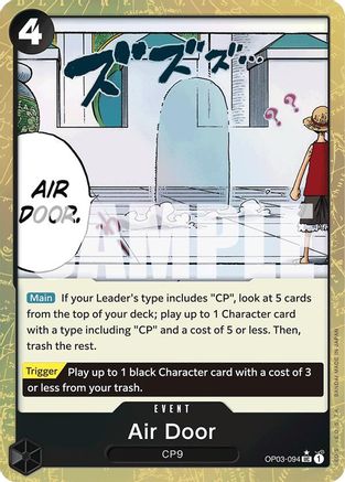 Air Door (Textured Foil) (OP03-094) - Premium Booster -The Best- Foil - Single Cards