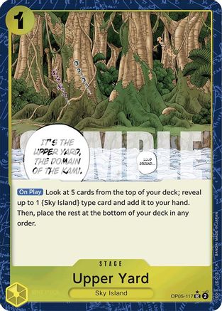 Upper Yard (Textured Foil) (OP05-117) - Premium Booster -The Best- Foil - Single Cards