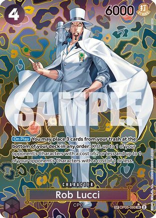 Rob Lucci (SP) (OP05-093) - Emperors in the New World - One Piece - Single Cards