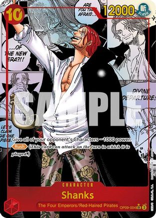 Shanks (004) (Parallel) (OP09-004) - Emperors in the New World - One Piece - Single Cards