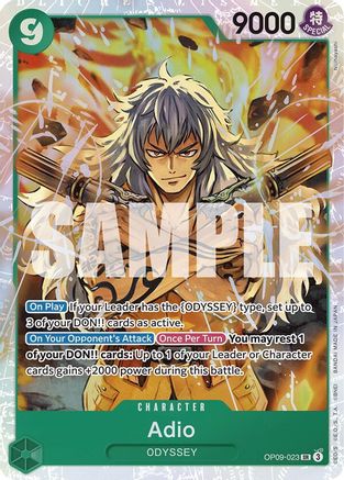 Adio (OP09-023) - Emperors in the New World - Single Cards