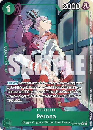 Perona (Parallel) (OP09-034) - Emperors in the New World - One Piece - Single Cards