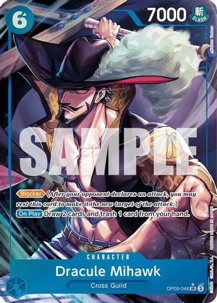 Dracule Mihawk (Parallel) (OP09-048) - Emperors in the New World - One Piece - Single Cards