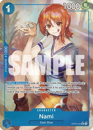 Nami (050) (Parallel) (OP09-050) - Emperors in the New World - One Piece - Single Cards