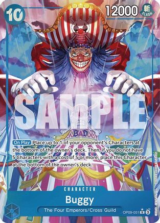 Buggy (051) (Alternate Art) (OP09-051) - Emperors in the New World - Single Cards