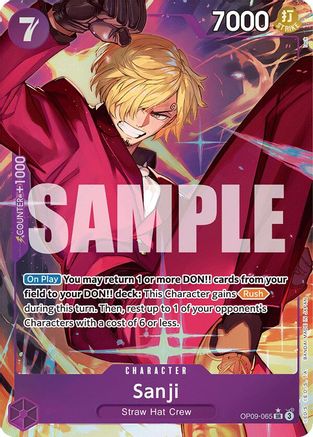 Sanji (065) (Parallel) (OP09-065) - Emperors in the New World - One Piece - Single Cards