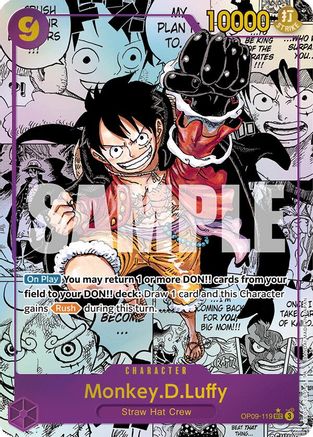 Monkey.D.Luffy (119) (Parallel) (OP09-119) - Emperors in the New World - One Piece - Single Cards