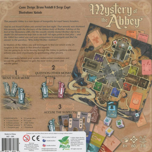 Mystery of the Abbey - Board Games - 2