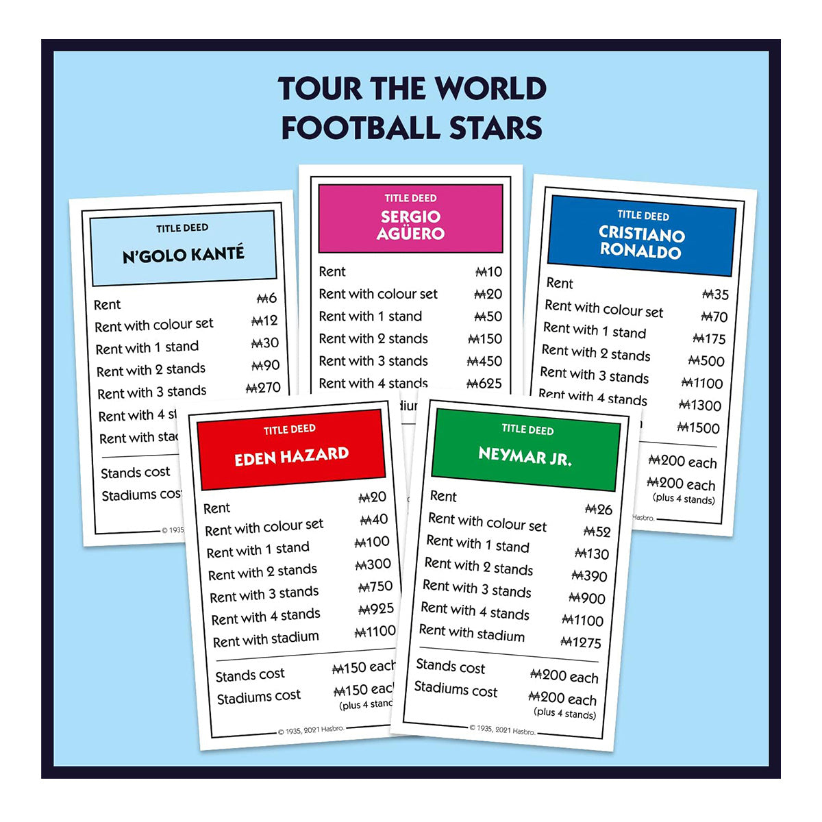 World Football Stars Monopoly - Board Games - 6