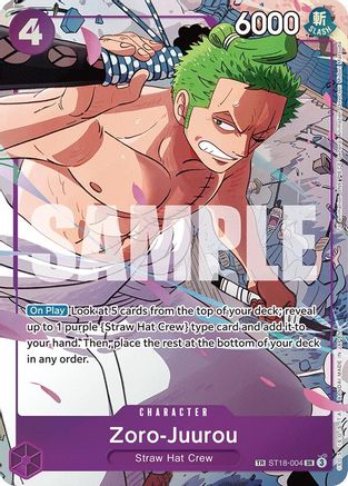 Zoro-Juurou (ST18-004) (ST18-004) - Emperors in the New World - One Piece - Single Cards