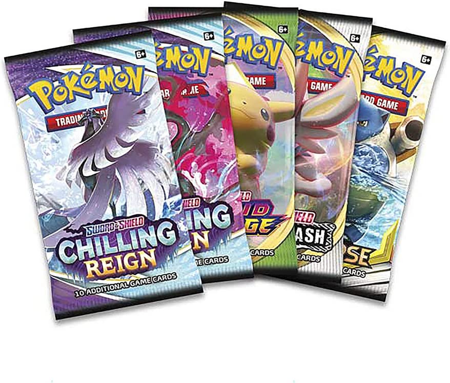 Pokemon TCG: Eevee Collector Chest 2021-3 Promo Cards and 5 Booster Packs - 3