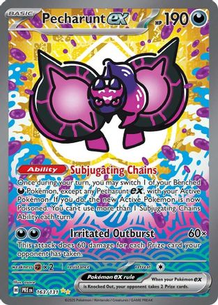 Pecharunt ex 163 - SV Prismatic Evolutions Pokemon - Single Cards