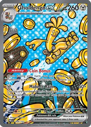 Gholdengo ex 164 - SV Prismatic Evolutions Pokemon - Single Cards