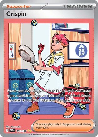 Crispin - 171/131 171 - SV Prismatic Evolutions Pokemon - Single Cards