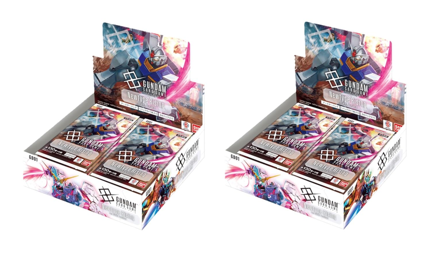 Gundam Card Game Booster Pack - Newtype Rising (GD01) (Japanese) - 6 Cards