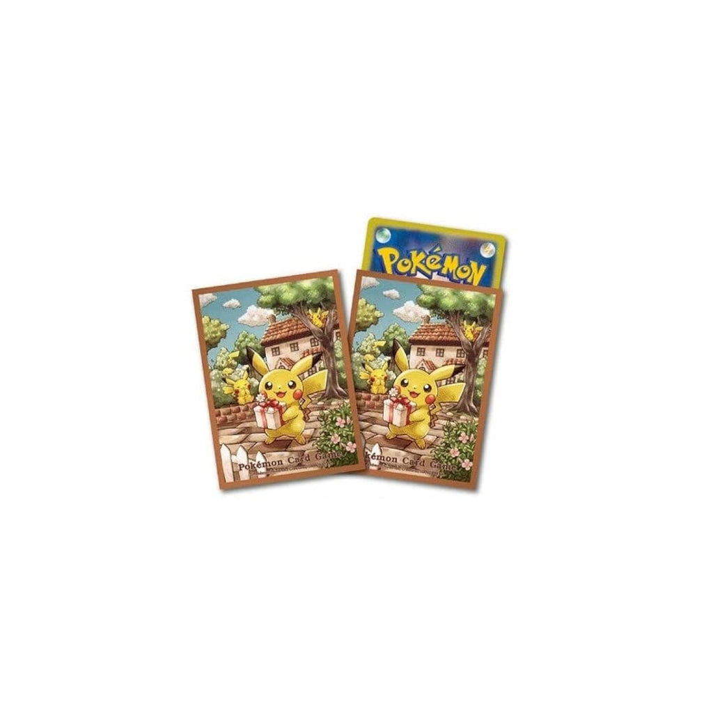 Pokemon TCG 64ct Card Sleeves Pikachu's Gift