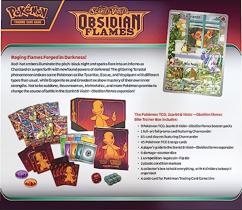 Pokemon Scarlet & Violet 3 Obsidian Flames Elite Trainer Box - 4