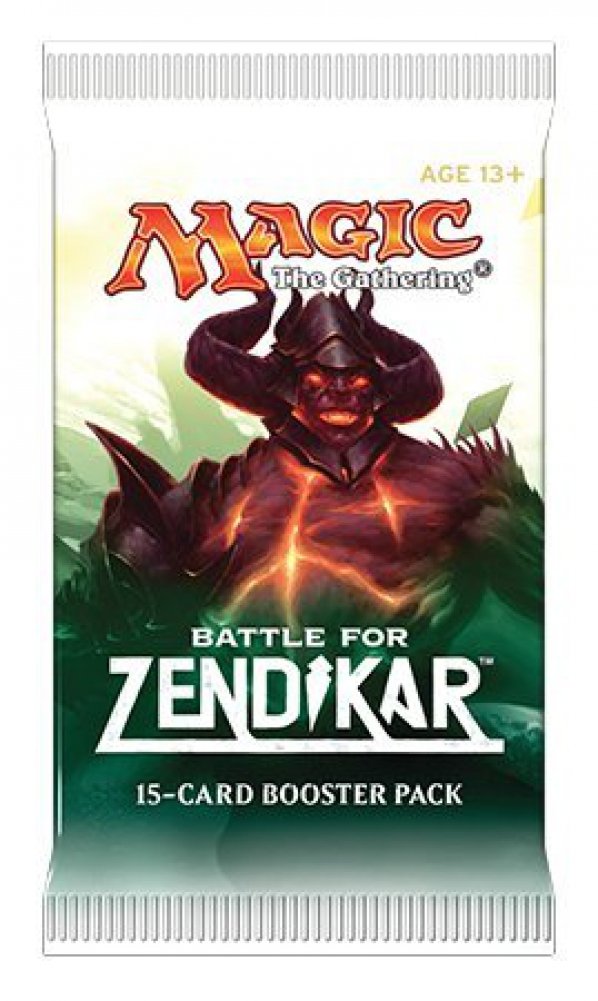Magic the Gathering: MTG Battle for Zendikar Prerelease Pack (Pre-Pelease Promo + 6 Boosters + d20 Spindown Counter) - 6