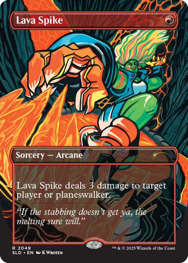 Magic the Gathering Secret Lair Everything is On Fire (Foil) - 5