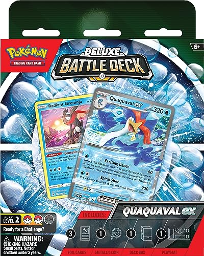 Pokémon TCG: Quaquaval ex Deluxe Battle Deck (Ready-to-Play 60-Card Deck & Accessories) - 5