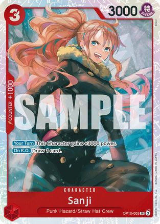 Sanji (OP10-005) - Royal Blood Foil - Single Cards