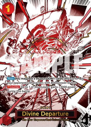 Divine Departure (Parallel) (OP10-019) - Royal Blood Foil - Single Cards
