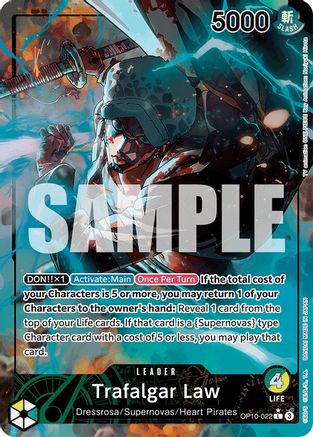Trafalgar Law (022) (Parallel) (OP10-022) - Royal Blood Foil - Single Cards