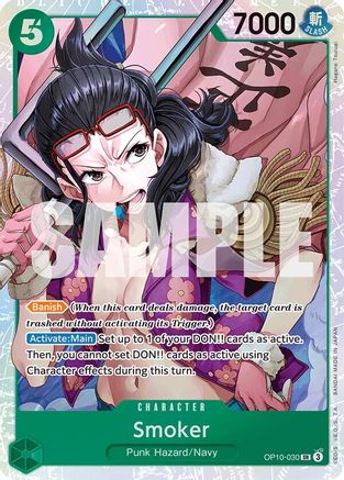 Smoker (030) (OP10-030) - Royal Blood Foil - Single Cards