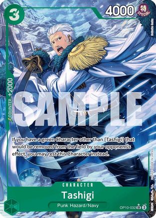 Tashigi (Parallel) (OP10-032) - Royal Blood Foil - Single Cards