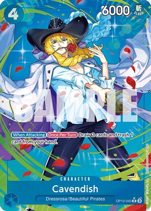 Cavendish (045) (Parallel) (OP10-045) - Royal Blood Foil - Single Cards